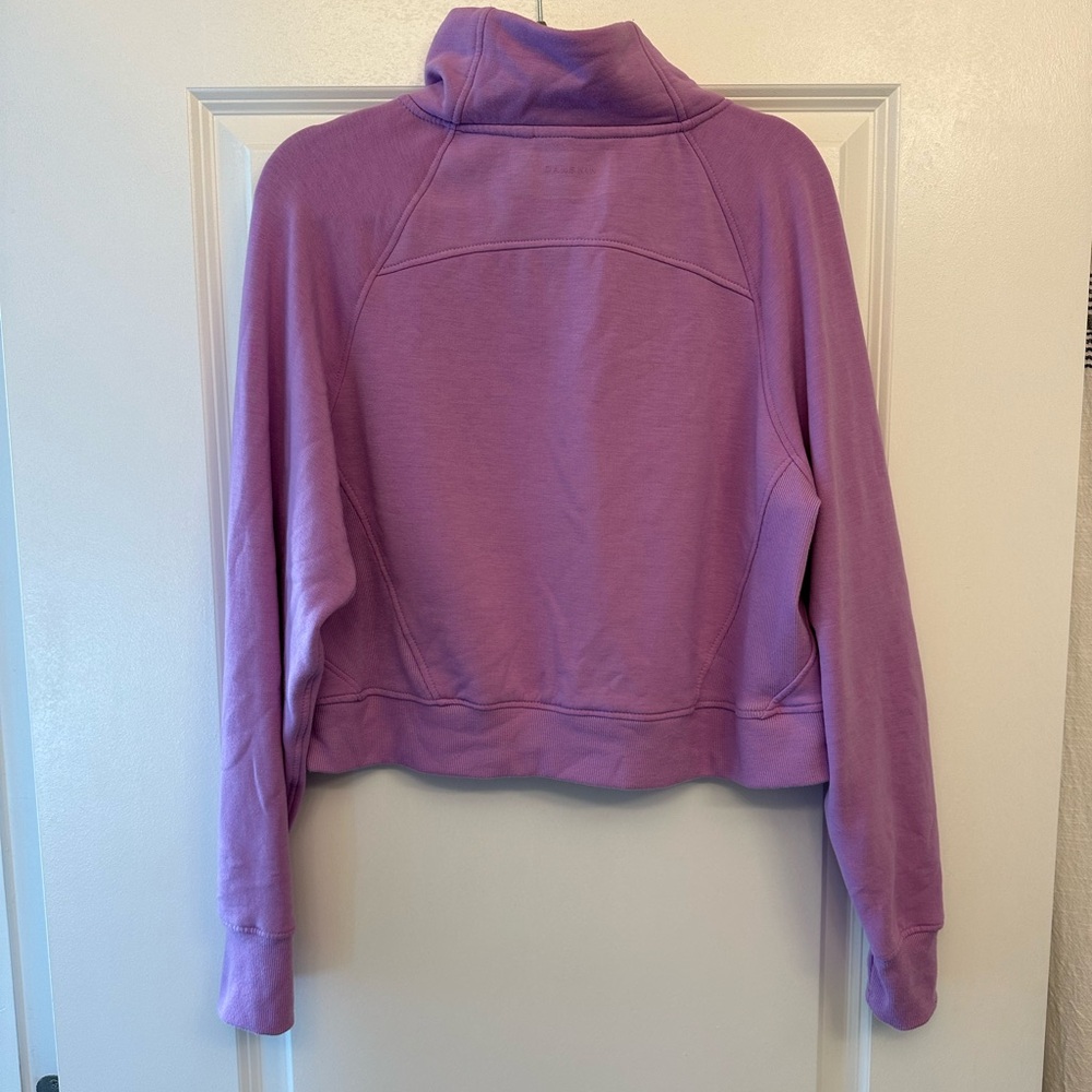 Danskin Purple Half Zip Sweatshirt - Picture 6 of 8